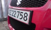 Ny nummerplade holder